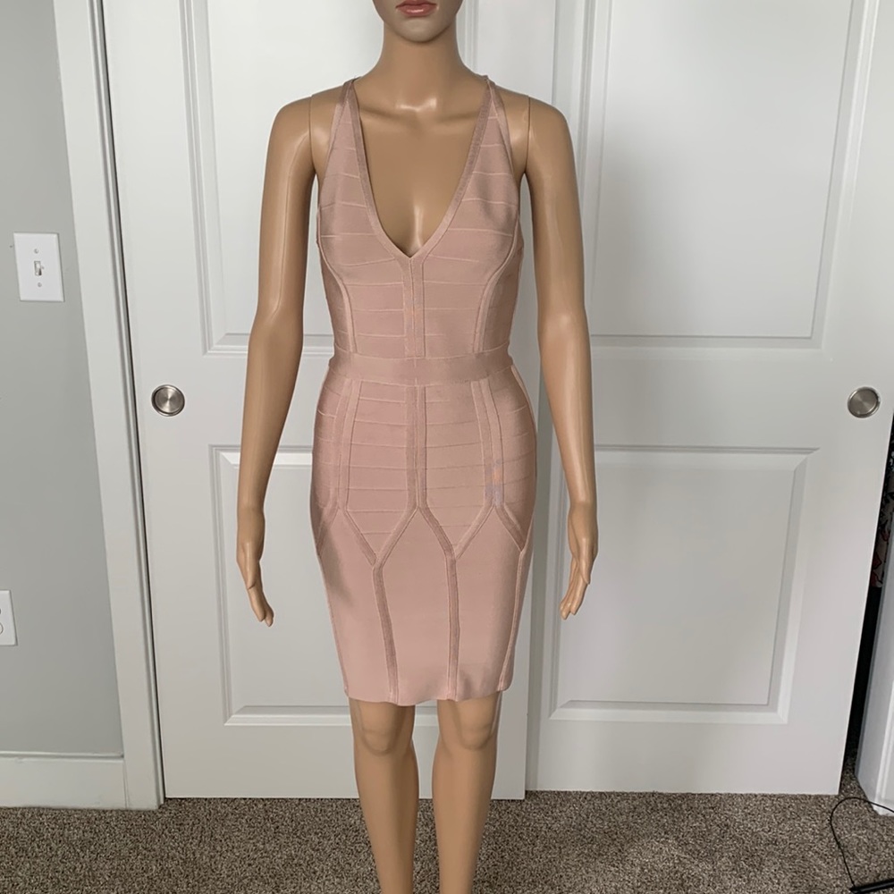 House of CB strappy bodycon dress size 2